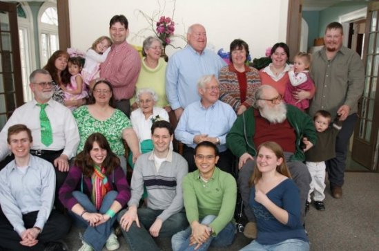 lewis' family 2009 agnes 90th